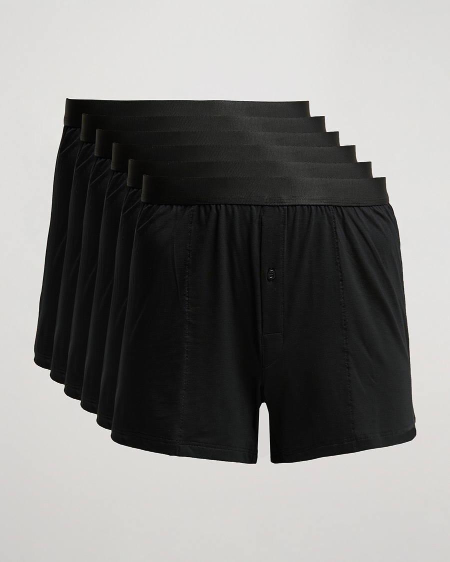 Mies | New Nordics | CDLP | 6-Pack Boxer Shorts Black