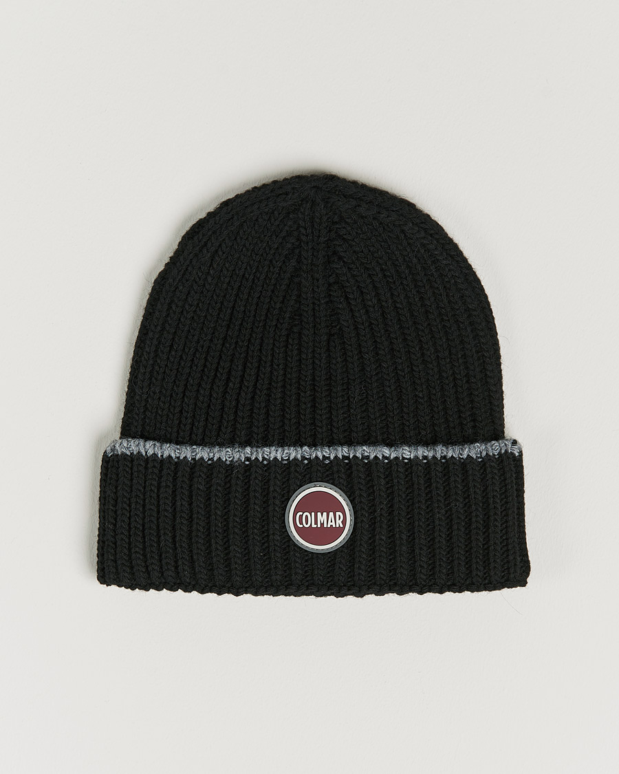 Mies | Colmar Wool Alpaca Beanie Black | Colmar | Wool Alpaca Beanie Black