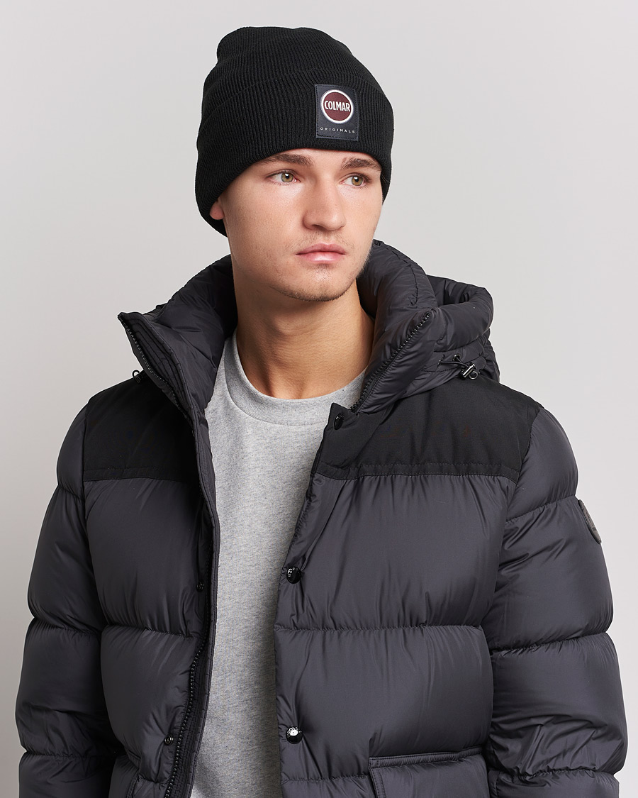 Mies | Colmar Cotton Beanie Black | Colmar | Cotton Beanie Black