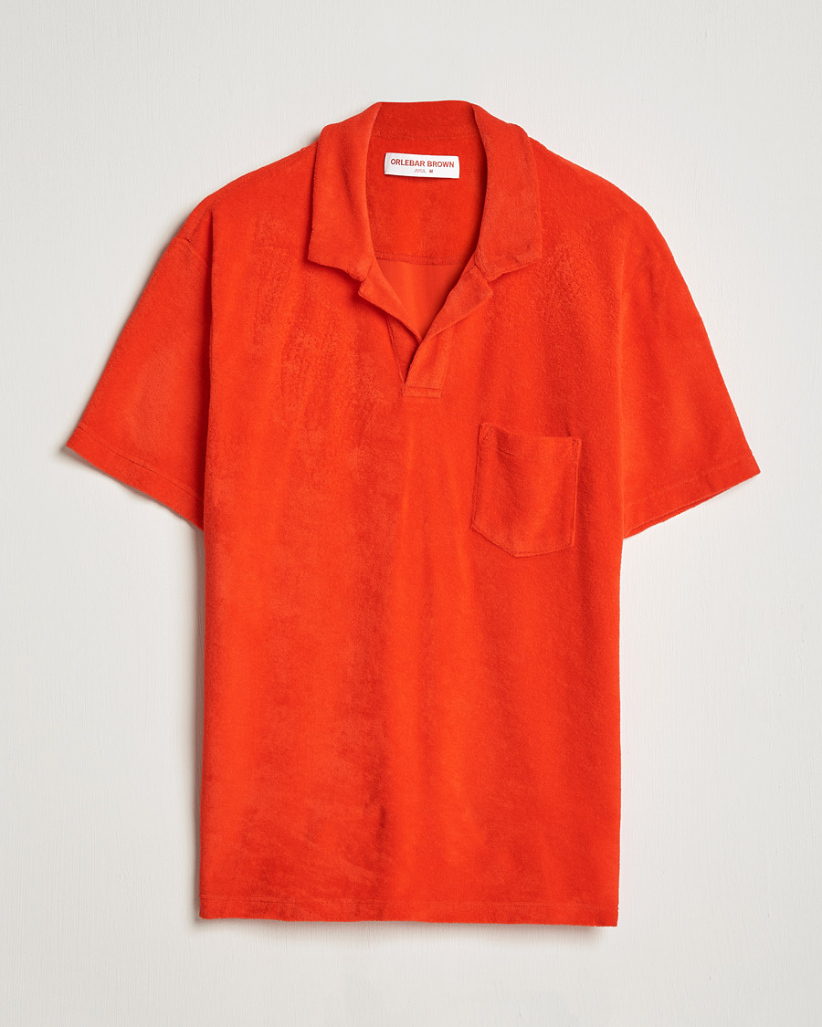 Mies | Pikeet | Orlebar Brown | Terry Polo Summer Red
