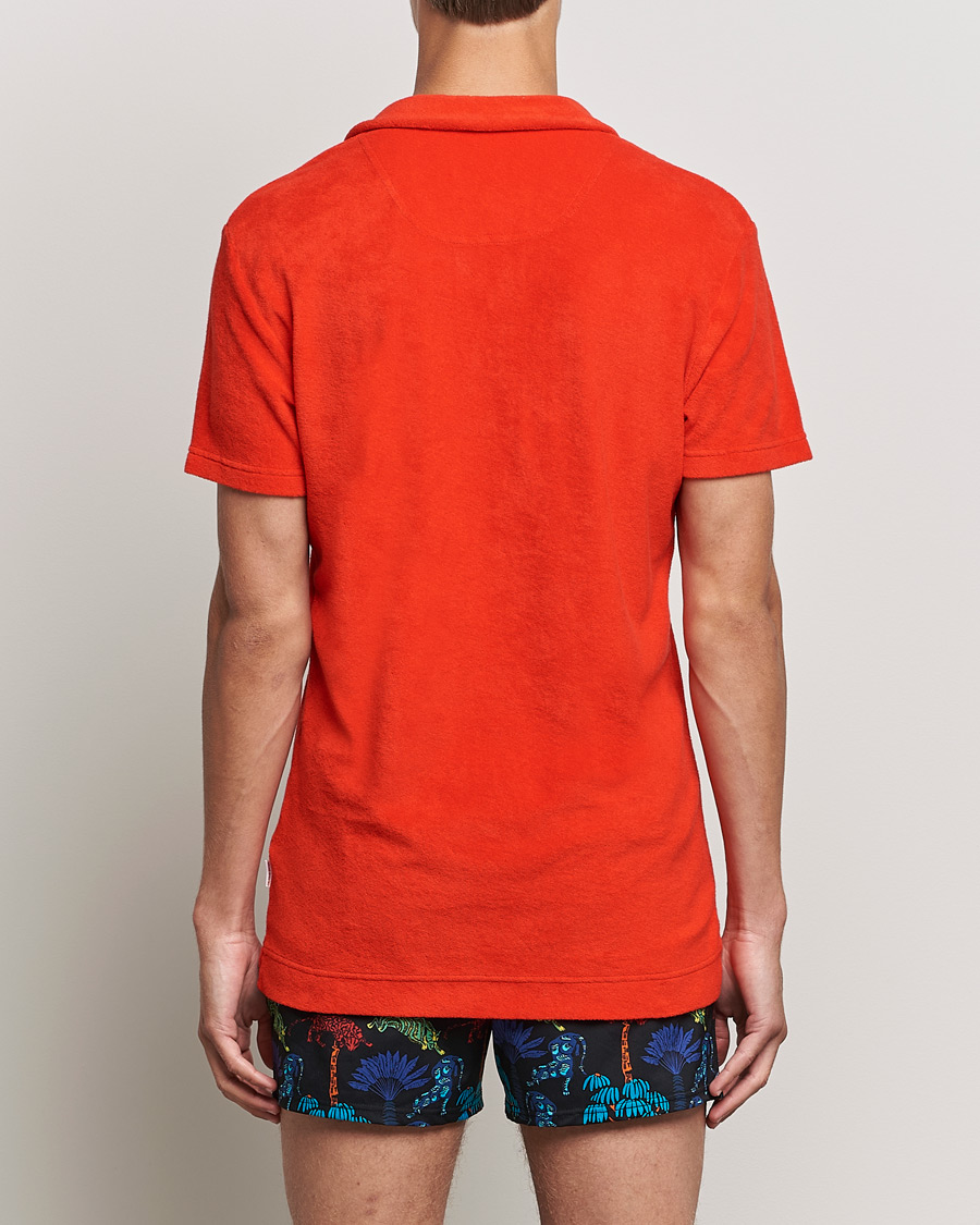Mies | Pikeet | Orlebar Brown | Terry Polo Summer Red