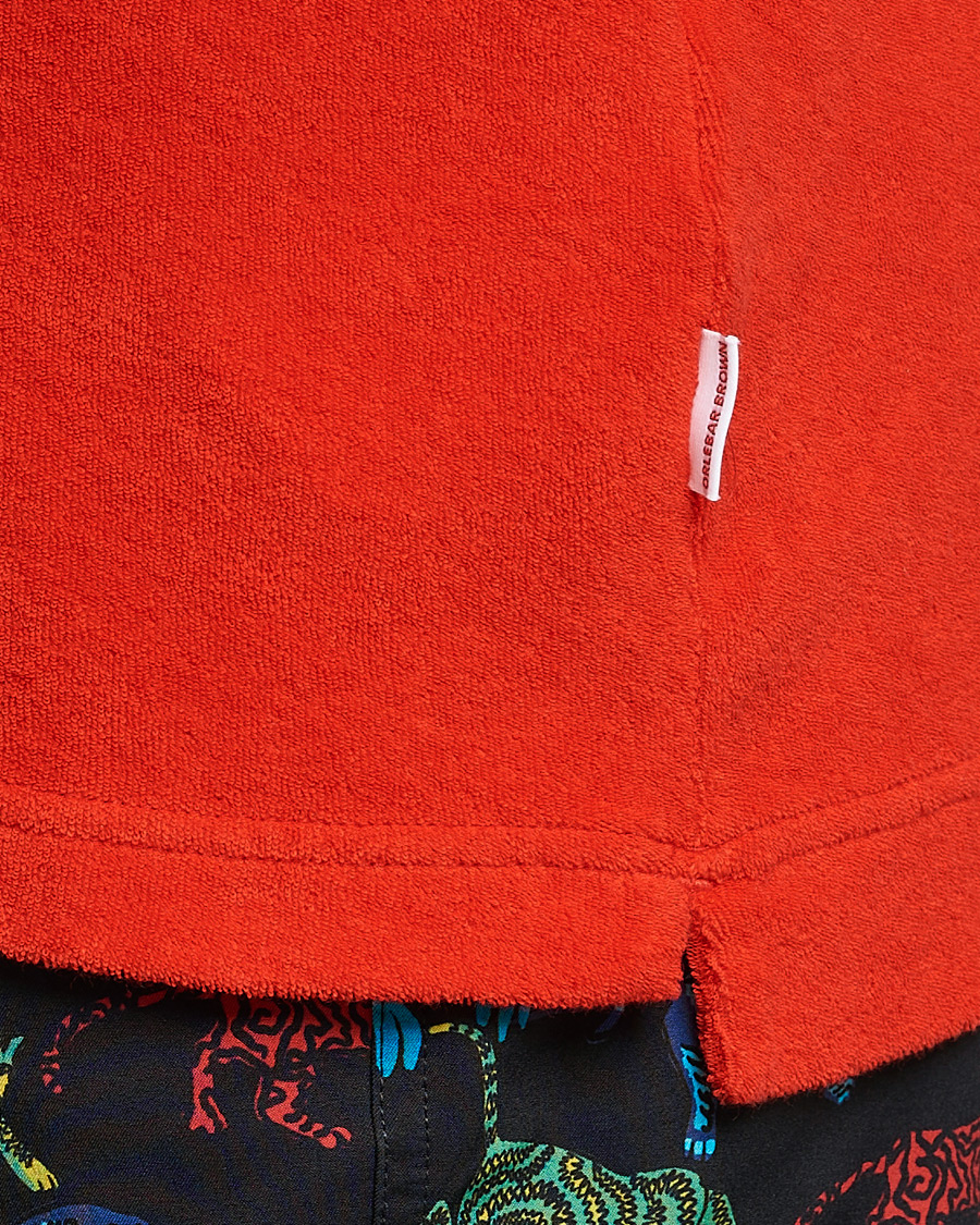 Mies | Pikeet | Orlebar Brown | Terry Polo Summer Red