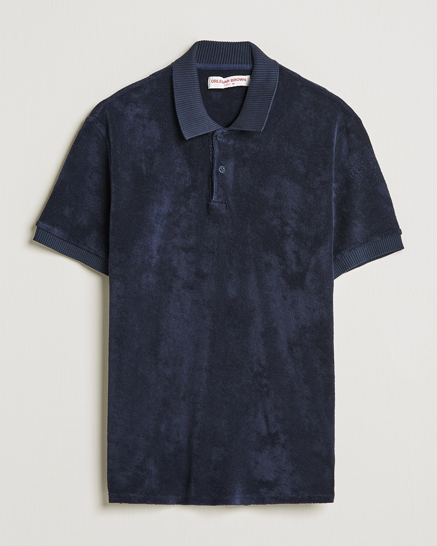 Mies | Pikeet | Orlebar Brown | Jarrett Towelling Polo Night Iris