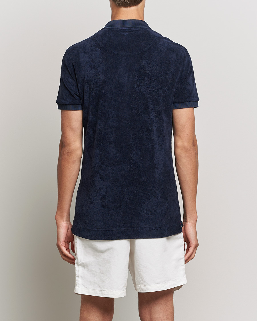 Mies | Pikeet | Orlebar Brown | Jarrett Towelling Polo Night Iris