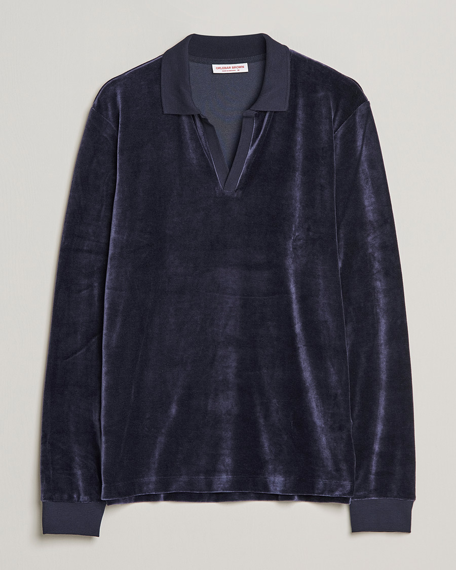 Mies | Puserot | Orlebar Brown | Bouvet Cotton/Modal Polo Night Iris