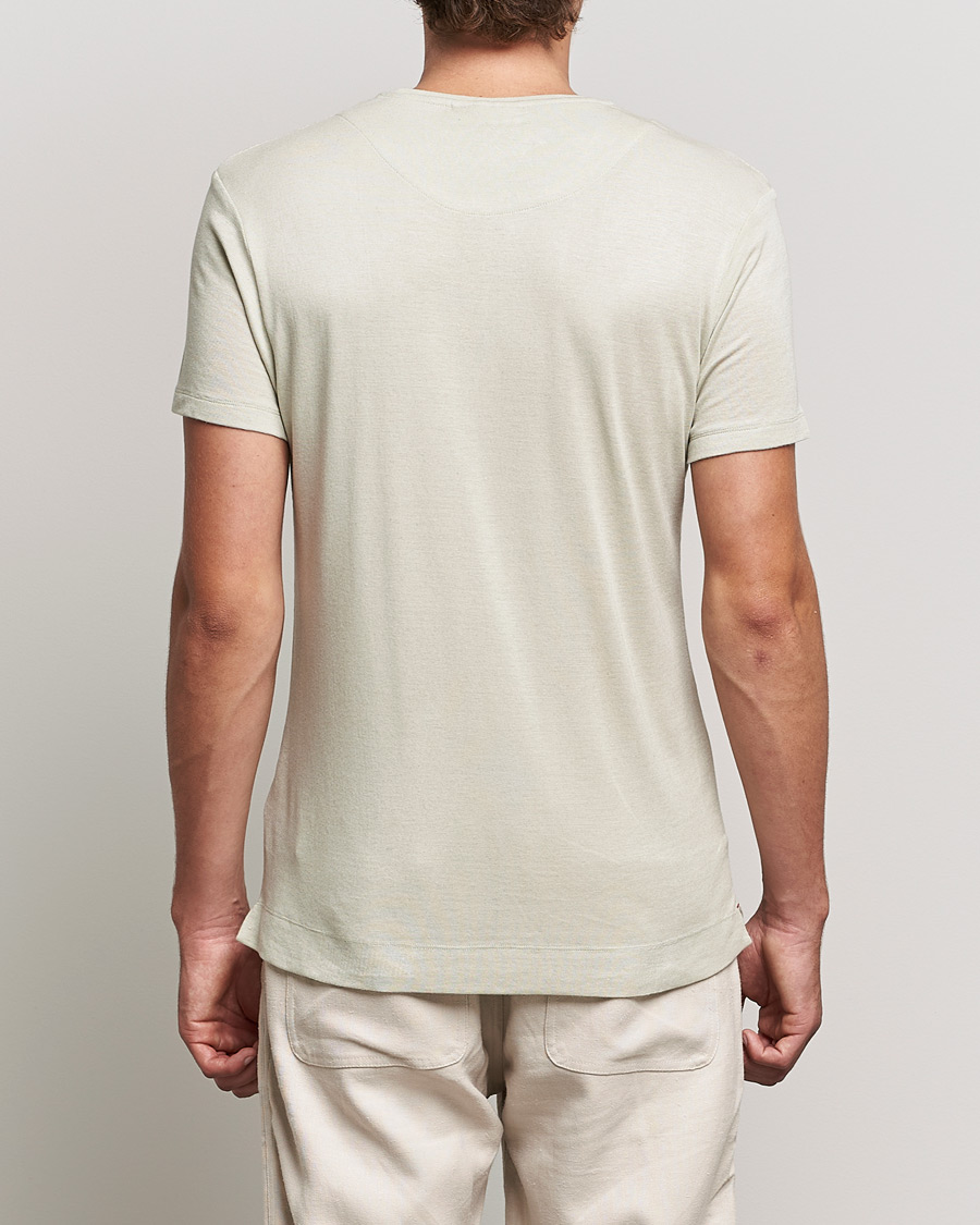 Mies | T-paidat | Orlebar Brown | OB Classic Modal/Cashmere T-Shirt Parched Green