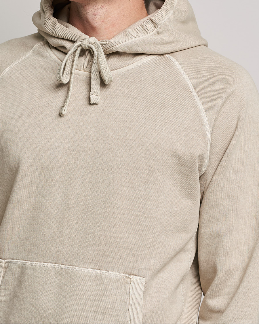 Mies | Puserot | Orlebar Brown | Francis Garment Dyed Cotton Hood Parched Green