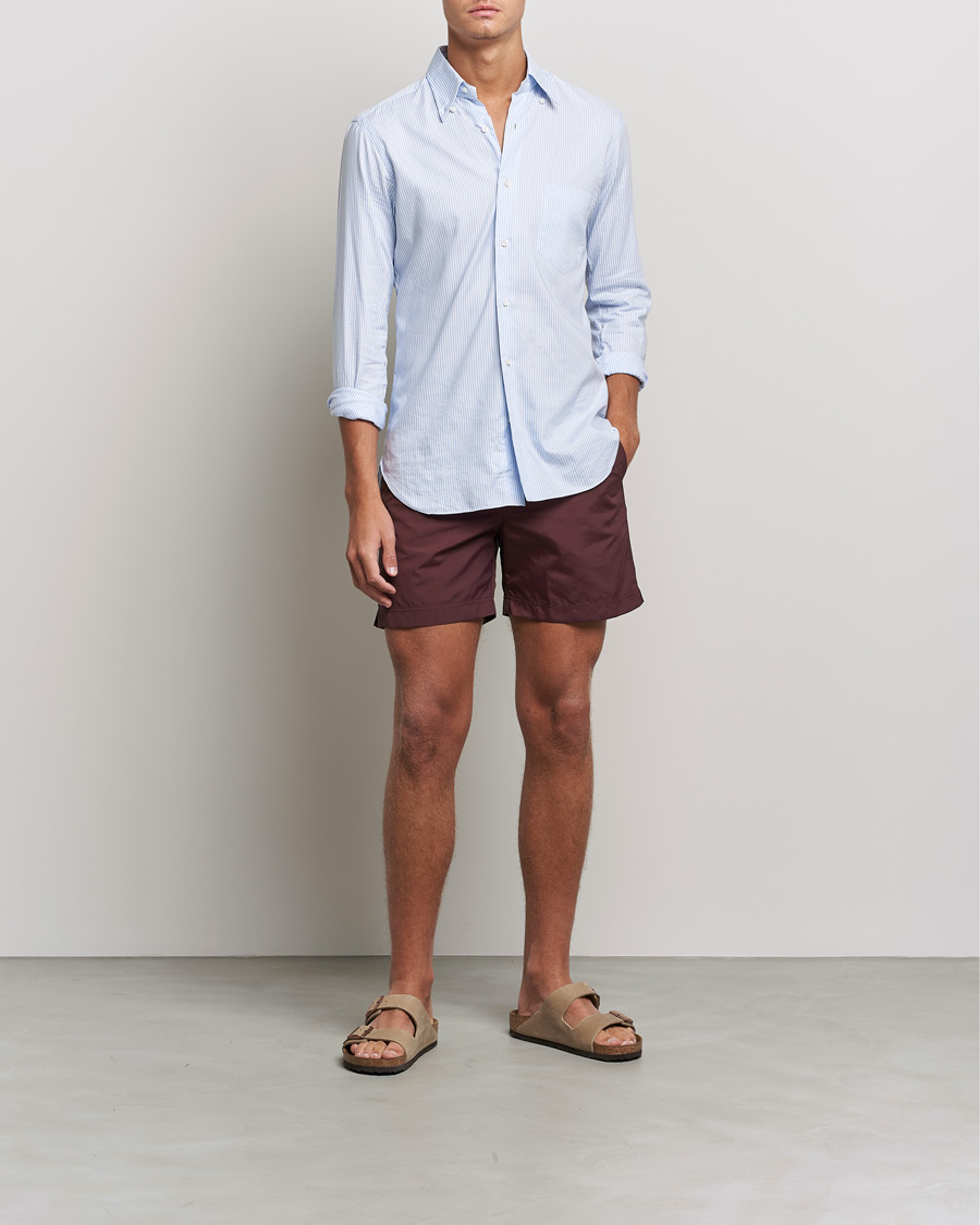 Mies | Uimahousut | Orlebar Brown | Bulldog II Medium Lenght Swim Shorts Damson