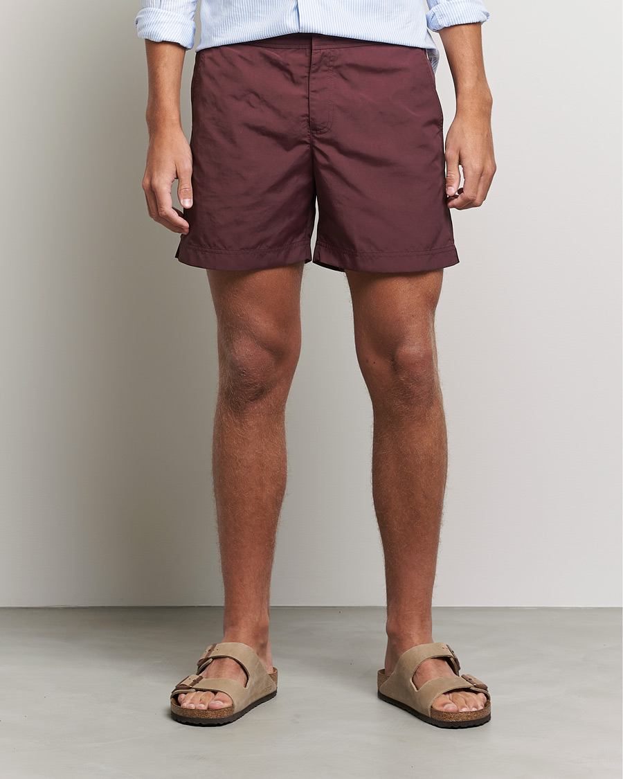 Mies | Uimahousut | Orlebar Brown | Bulldog II Medium Lenght Swim Shorts Damson