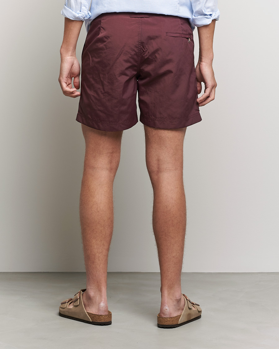 Mies | Uimahousut | Orlebar Brown | Bulldog II Medium Lenght Swim Shorts Damson