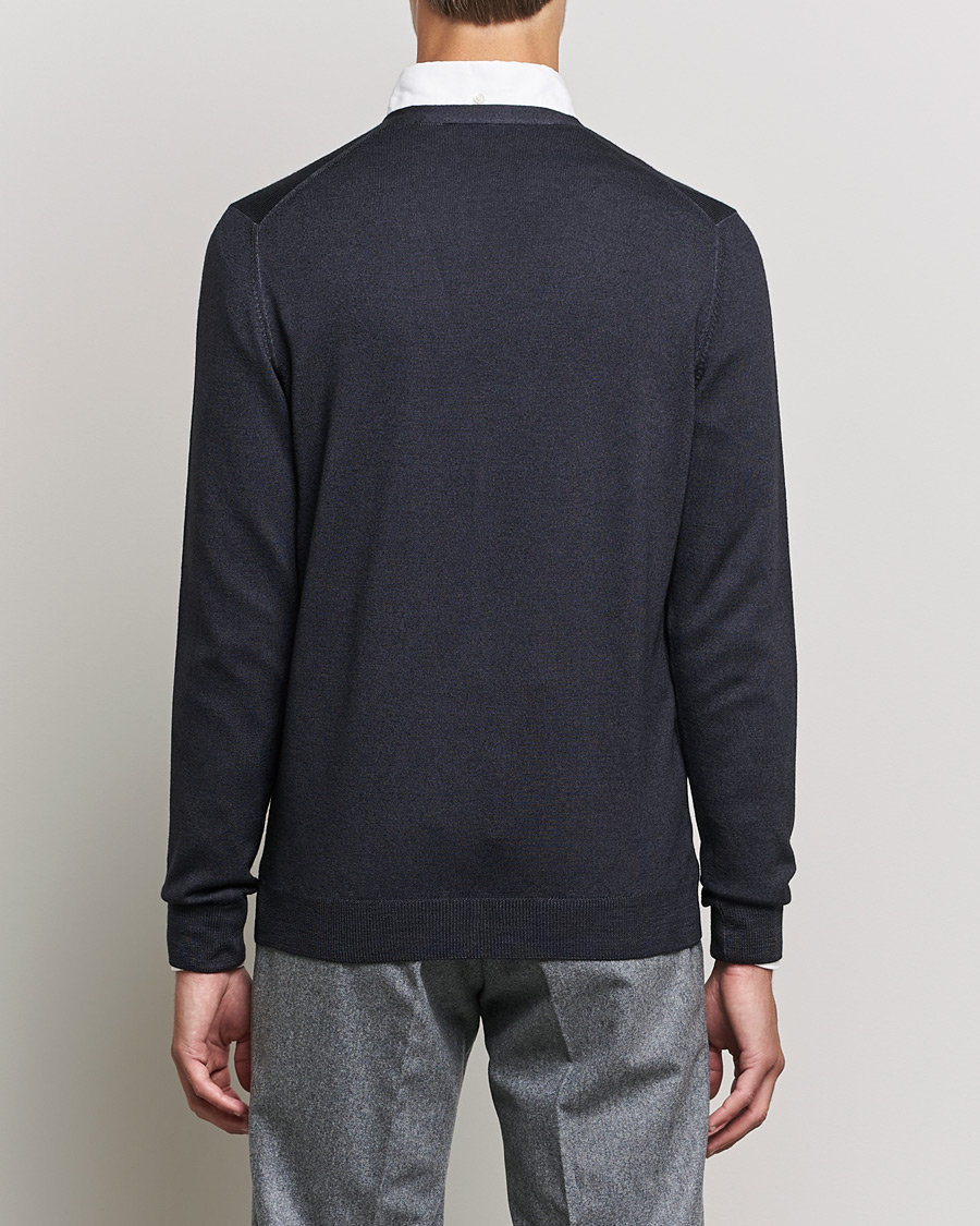 Mies | Puserot | Gran Sasso | Vintage Merino Fashion Fit Cardigan Black