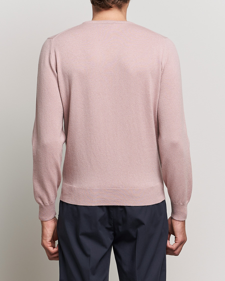 Mies | Puserot | Gran Sasso | Wool/Cashmere Crew Neck Soft Pink