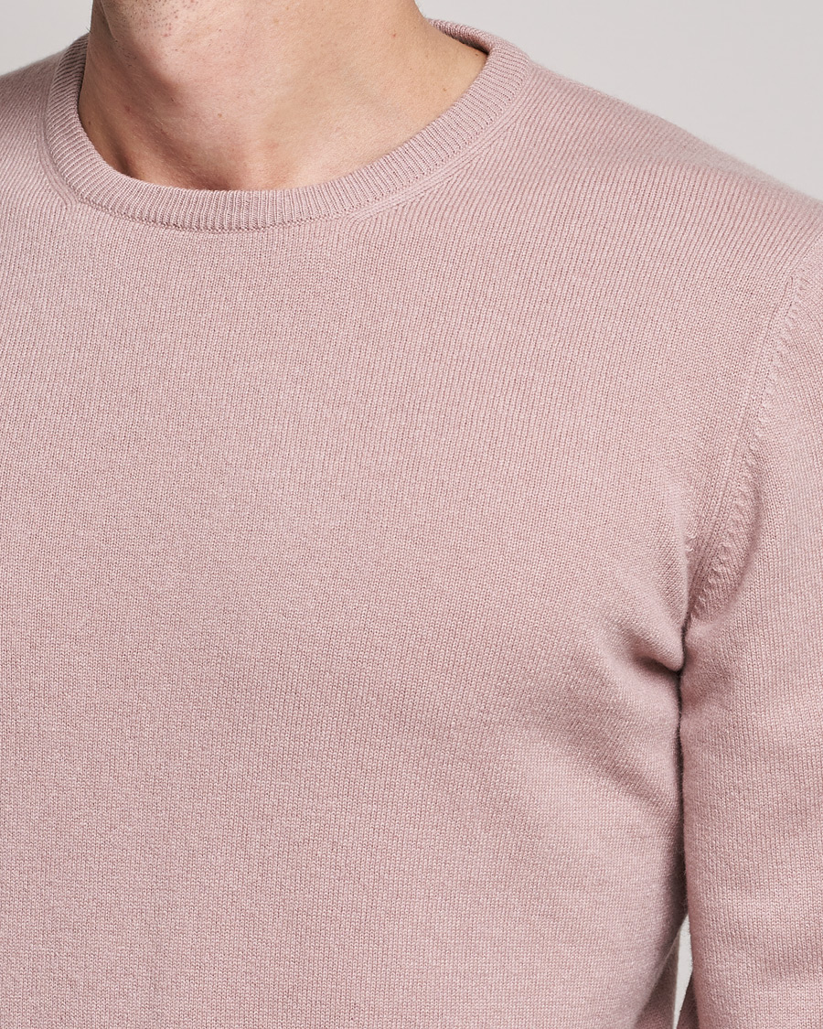Mies | Puserot | Gran Sasso | Wool/Cashmere Crew Neck Soft Pink