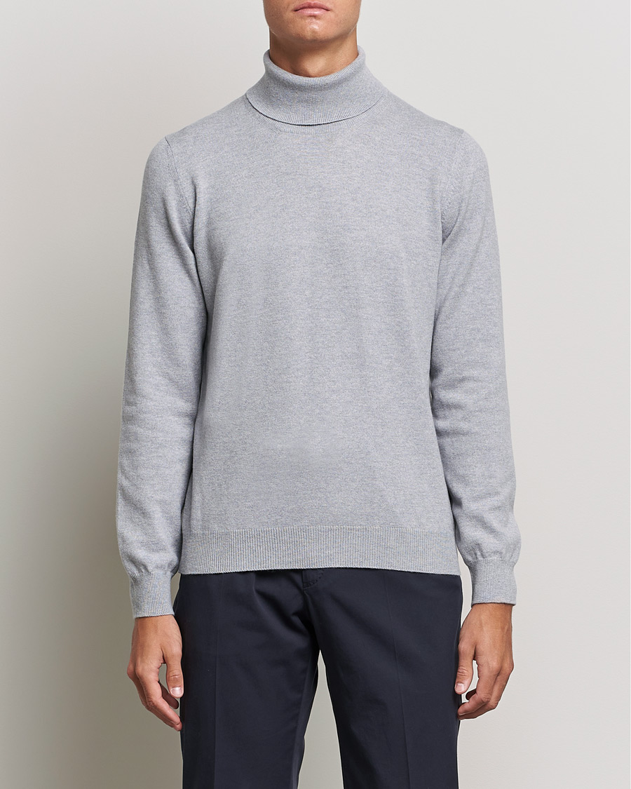 Mies |  | Gran Sasso | Wool/Cashmere Rollneck Light Grey