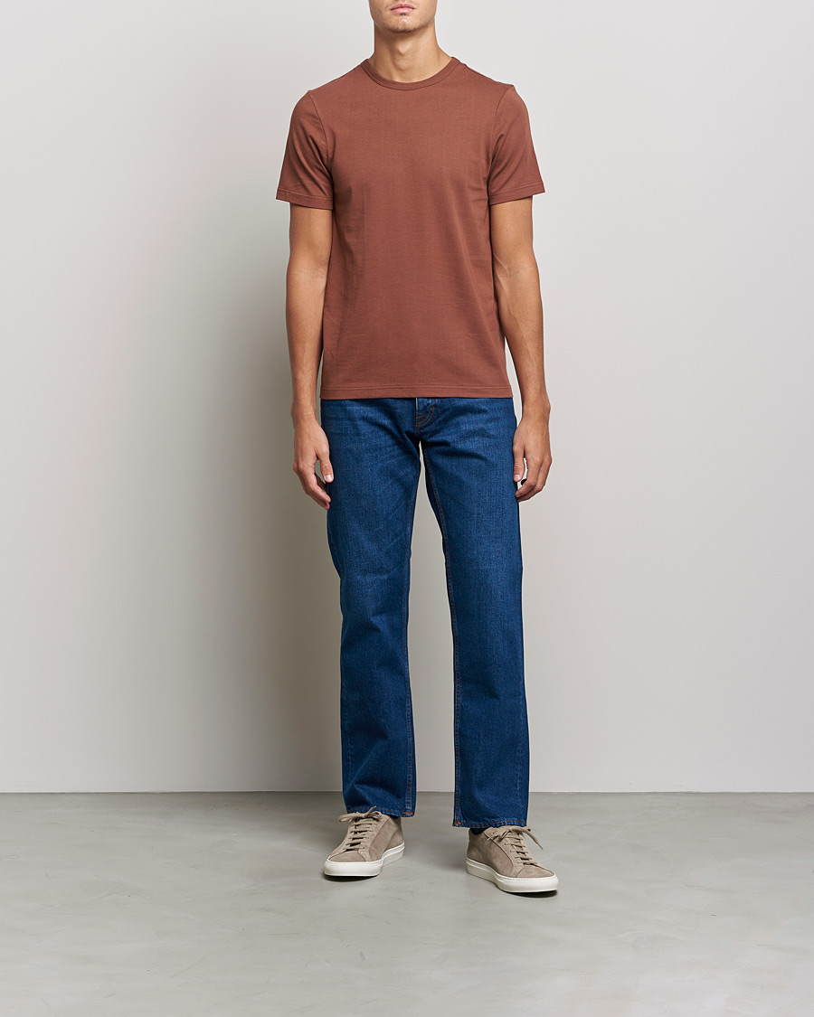 Mies | T-paidat | Merz b. Schwanen | 1950s Classic Loopwheeled Tee Tan