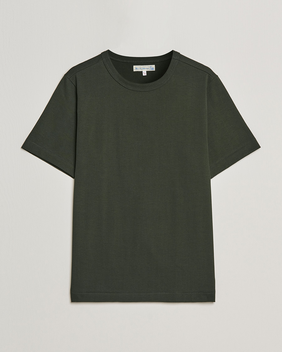 Mies | T-paidat | Merz b. Schwanen | 1950s Classic Loopwheeled Tee Forest