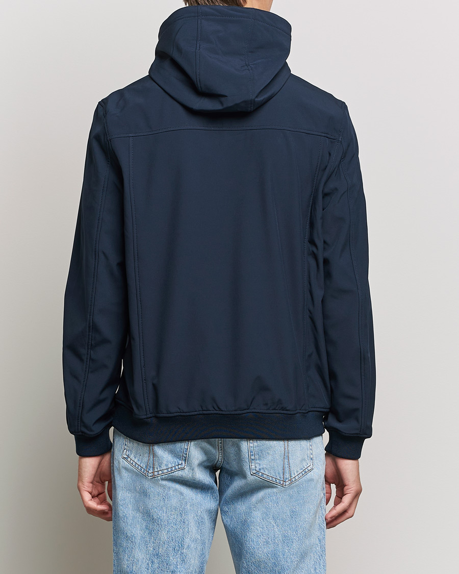 Mies | Takit | Lyle & Scott | Softshell Hooded Jacket Dark Navy