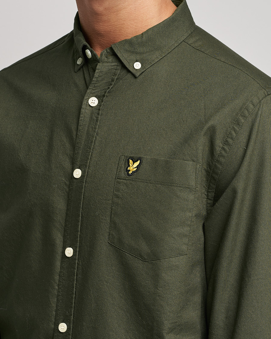 Mies | Kauluspaidat | Lyle & Scott | Lightweight Oxford Shirt Olive