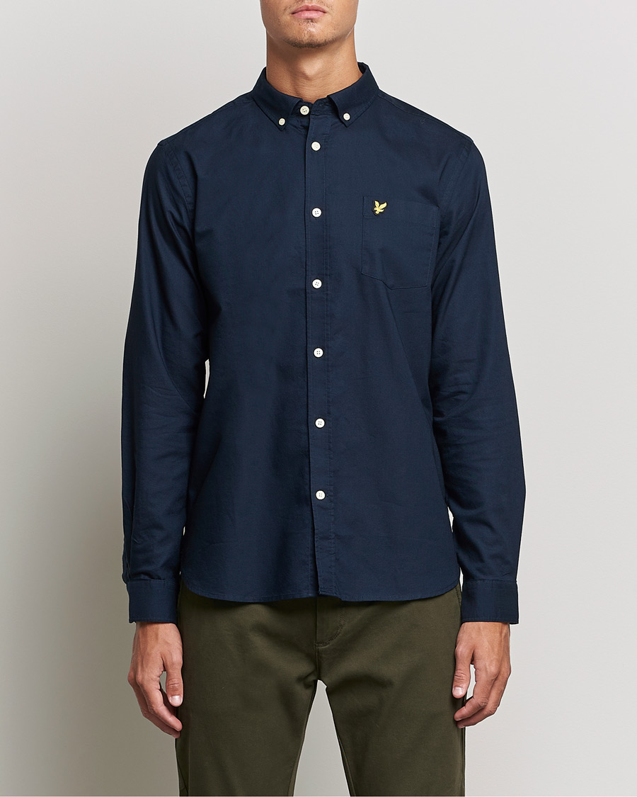 Mies | Oxford-paidat | Lyle & Scott | Lightweight Oxford Shirt Navy