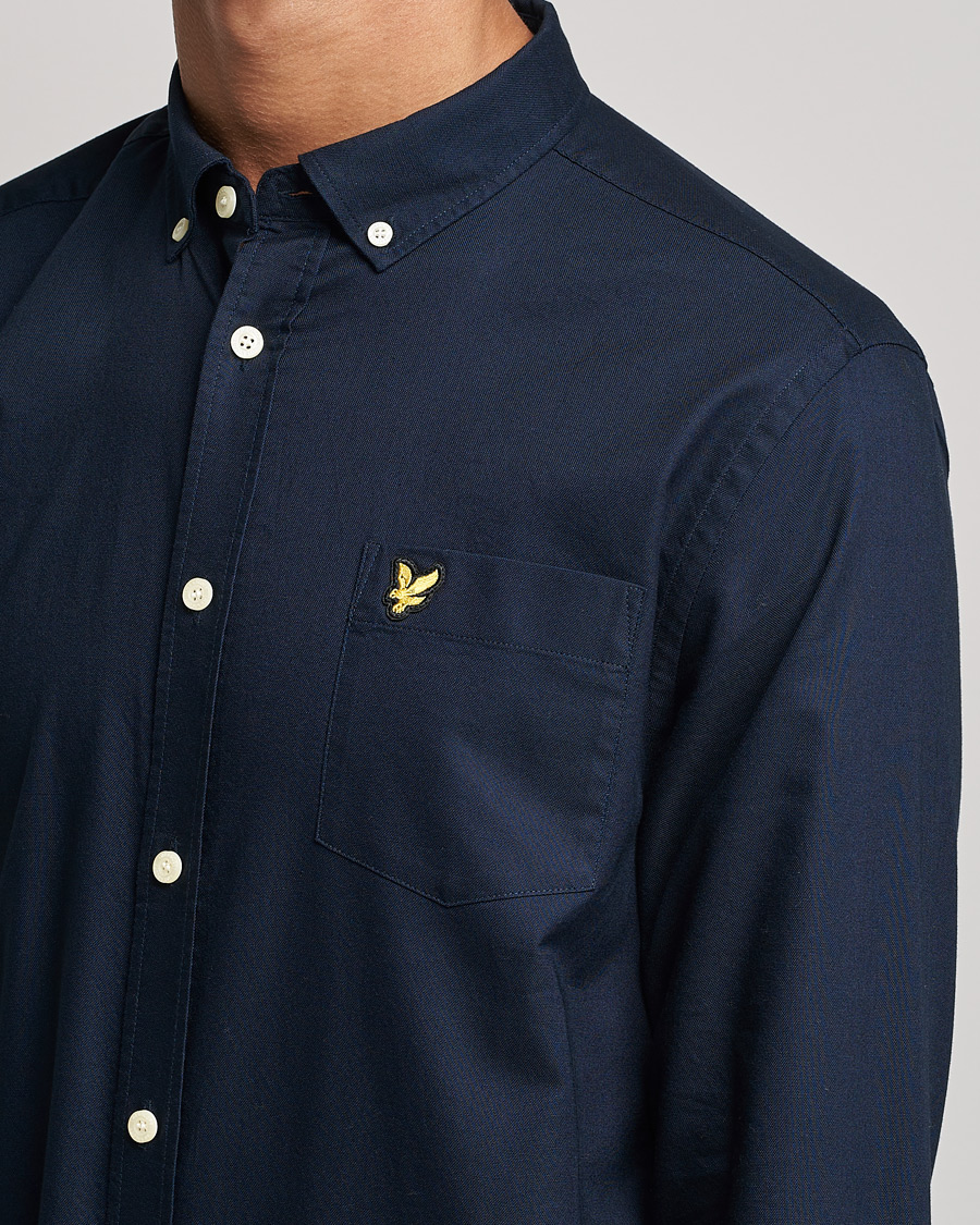Mies | Kauluspaidat | Lyle & Scott | Lightweight Oxford Shirt Navy