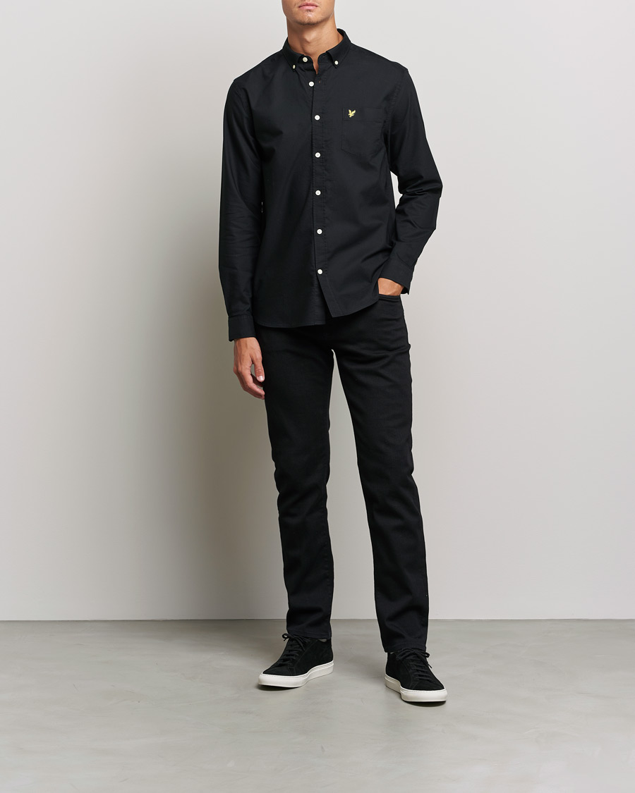 Mies | Kauluspaidat | Lyle & Scott | Lightweight Oxford Shirt Jet Black