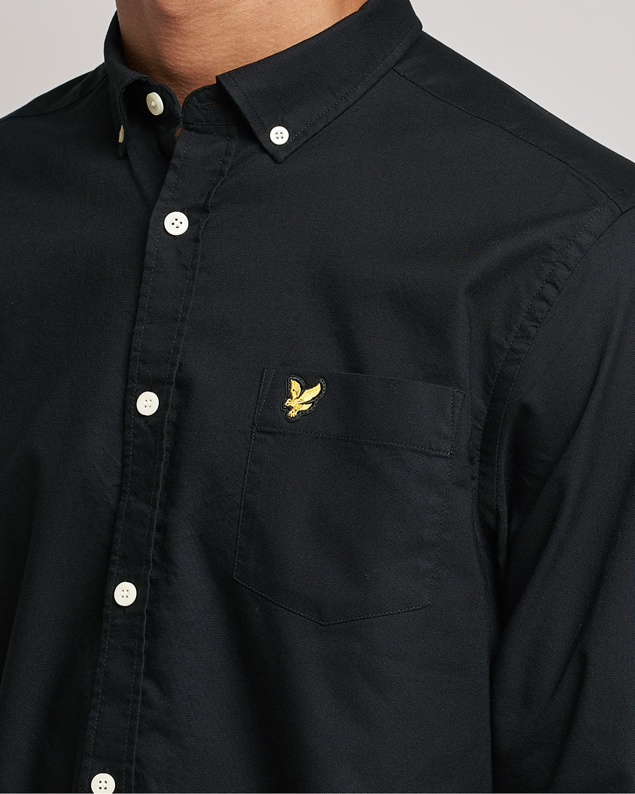Mies | Kauluspaidat | Lyle & Scott | Lightweight Oxford Shirt Jet Black