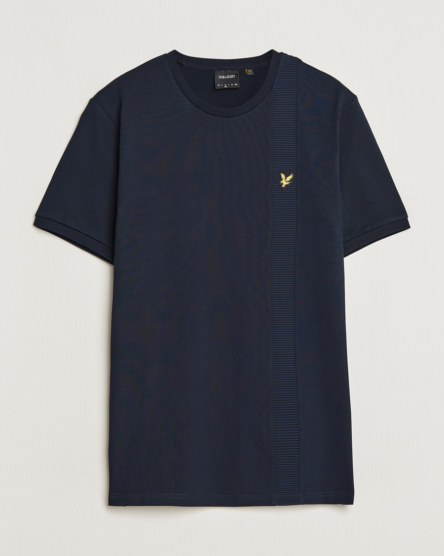 Mies | T-paidat | Lyle & Scott | Panelled Tee Navy
