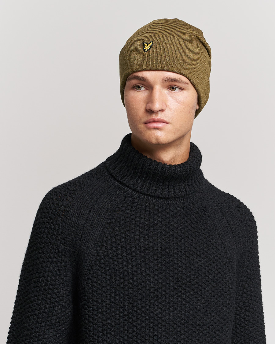Mies | Lyle & Scott Beanie Olive | Lyle & Scott | Beanie Olive