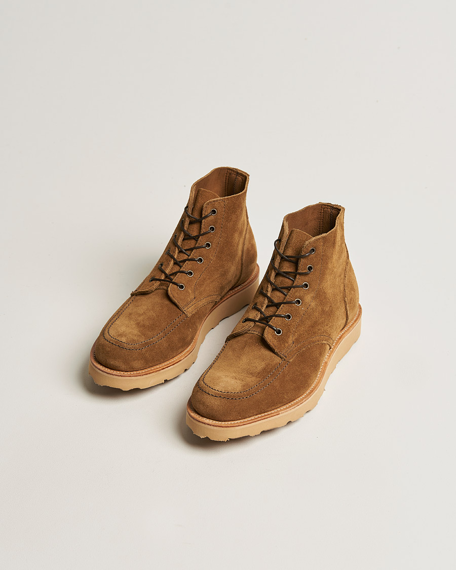 Mies |  | Sanders | Wilson Unlined Apron Boot Tobacco Suede