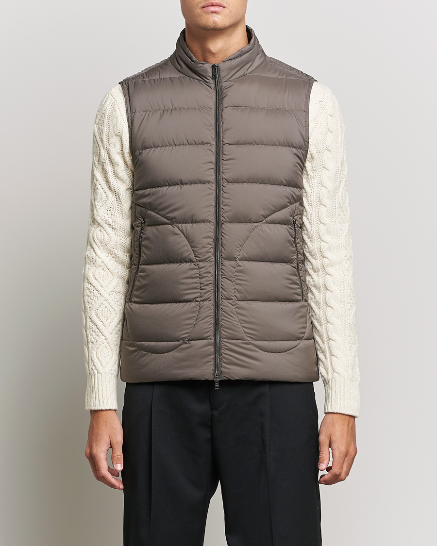Mies | Italian Department | Herno | Nuage Down Vest Taupe