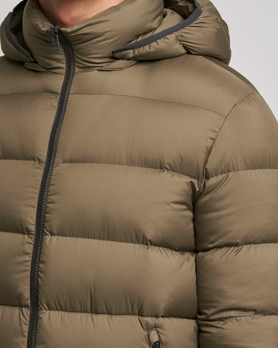 Mies | Takit | Herno | Matt Nylon Down Jacket Military Green