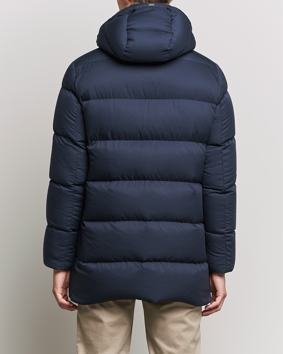Mies | Takit | Herno | Faux Fur Down Parka Navy