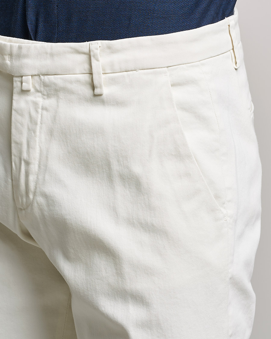 Mies | Housut | Briglia 1949 | Slim Fit Cotton Stretch Chino Off White
