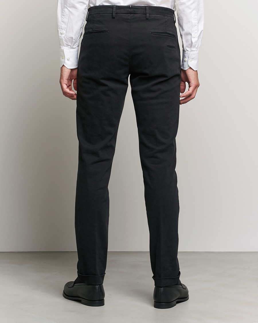 Mies | Housut | Briglia 1949 | Slim Fit Cotton Stretch Chino Black