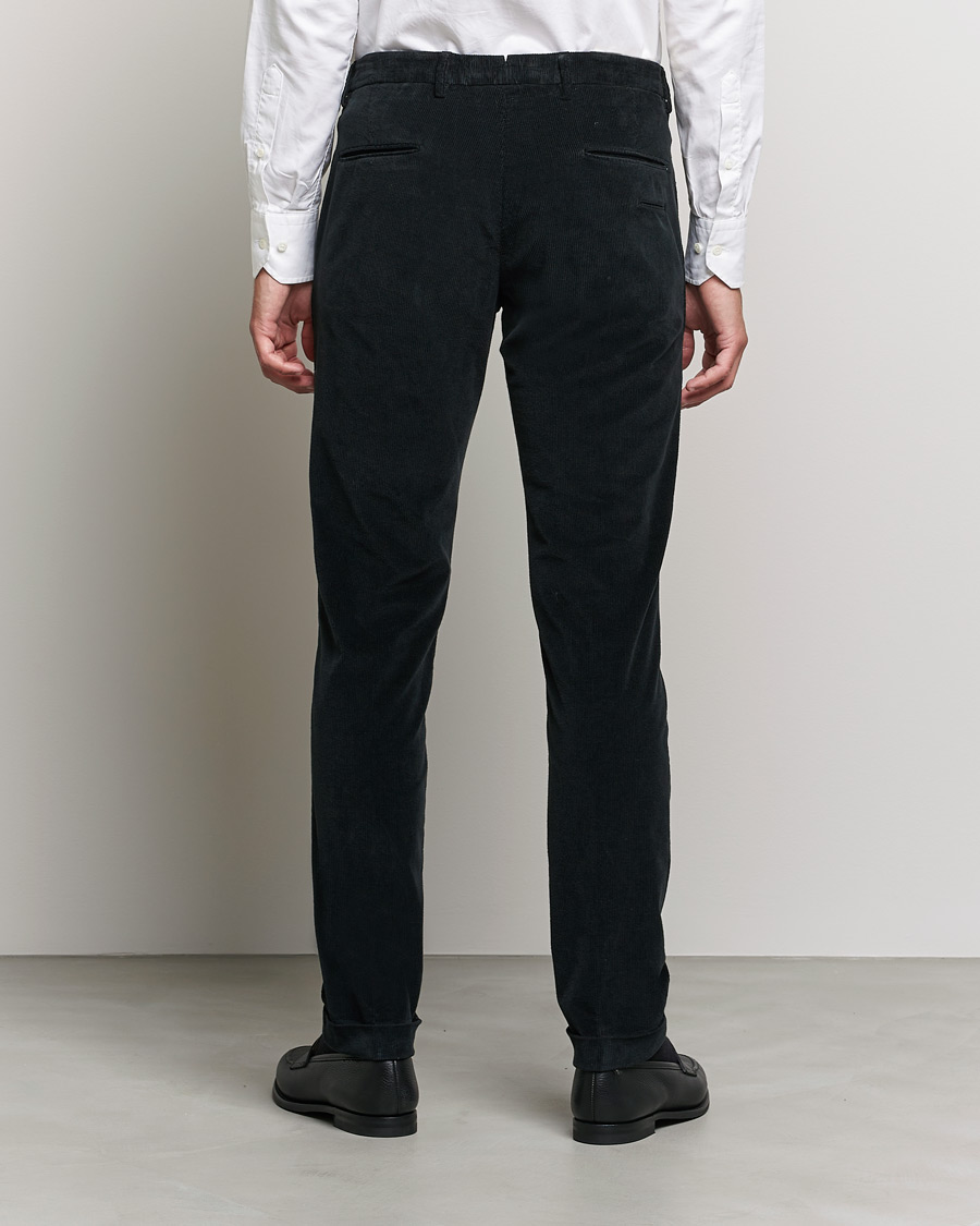 Mies | Housut | Briglia 1949 | Slim Fit Corduroy Trousers Black