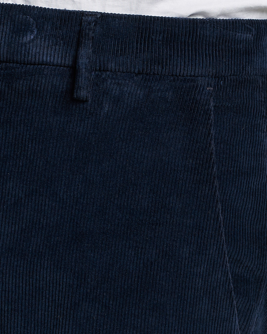 Mies | Housut | Briglia 1949 | Slim Fit Corduroy Trousers Navy