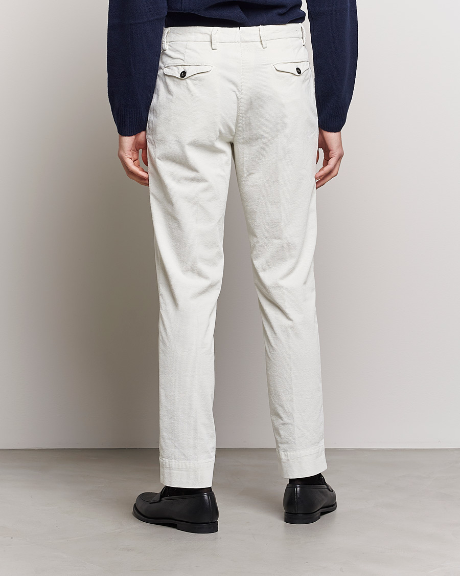 Mies | Housut | Briglia 1949 | Easy Fit Corduroy Trousers Off White