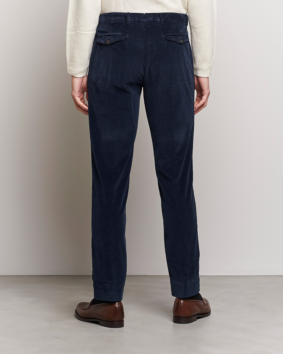 Mies | Housut | Briglia 1949 | Easy Fit Corduroy Trousers Navy