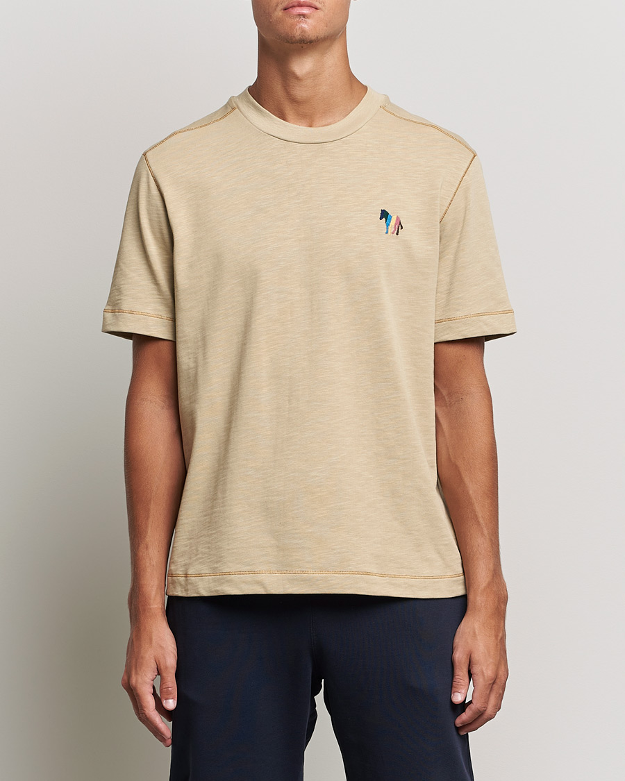 Mies | T-paidat | PS Paul Smith | Zebra Organic Cotton T-Shirt Sand