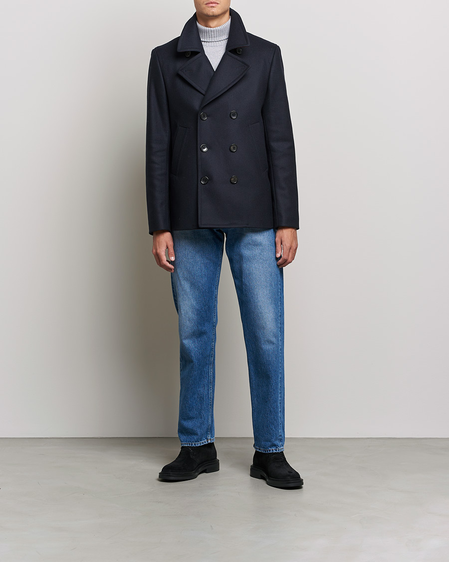 Mies | Best of British | PS Paul Smith | Wool Peacoat Navy