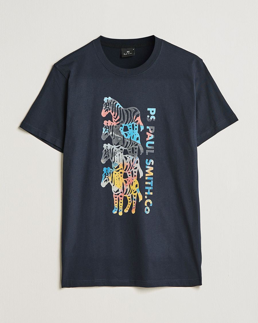 Mies | T-paidat | PS Paul Smith | Zebra T-Shirt Navy
