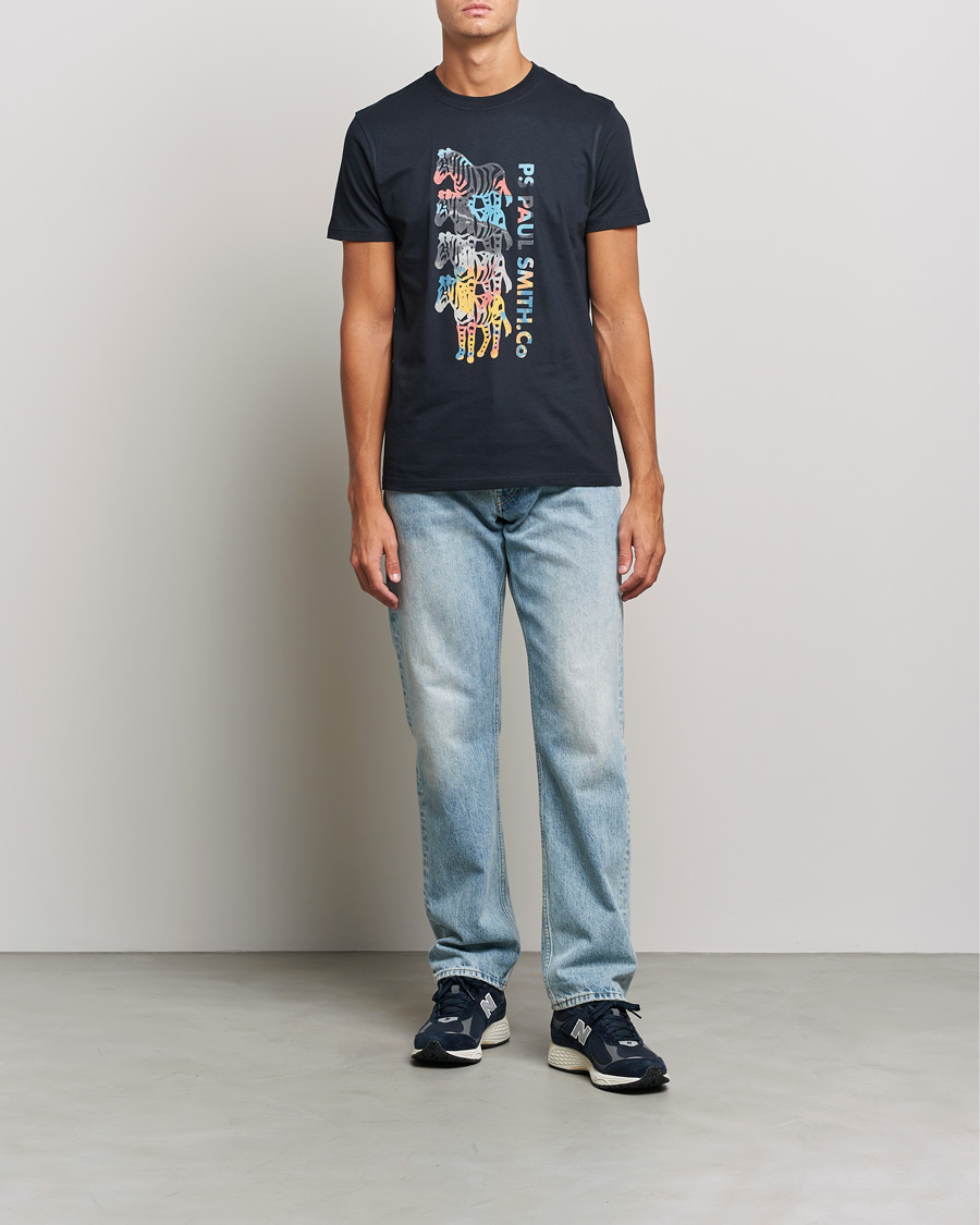 Mies | T-paidat | PS Paul Smith | Zebra T-Shirt Navy