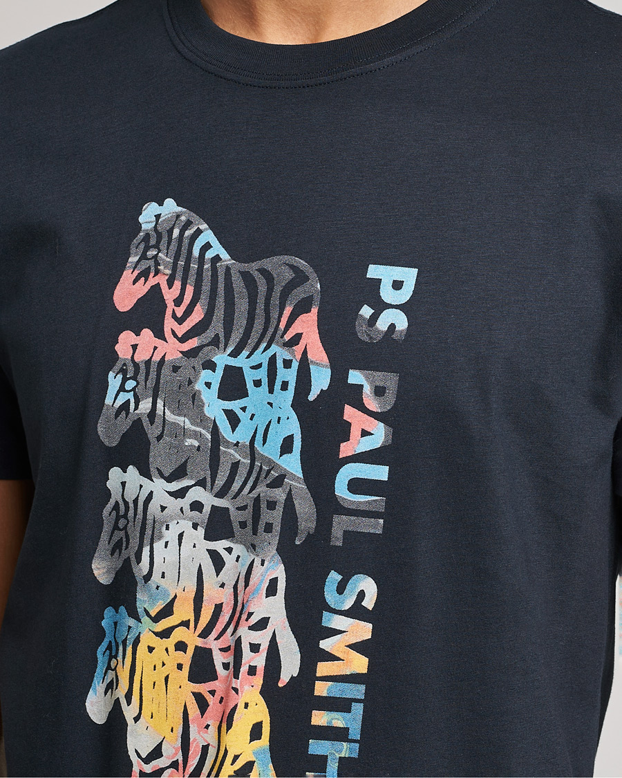Mies | T-paidat | PS Paul Smith | Zebra T-Shirt Navy