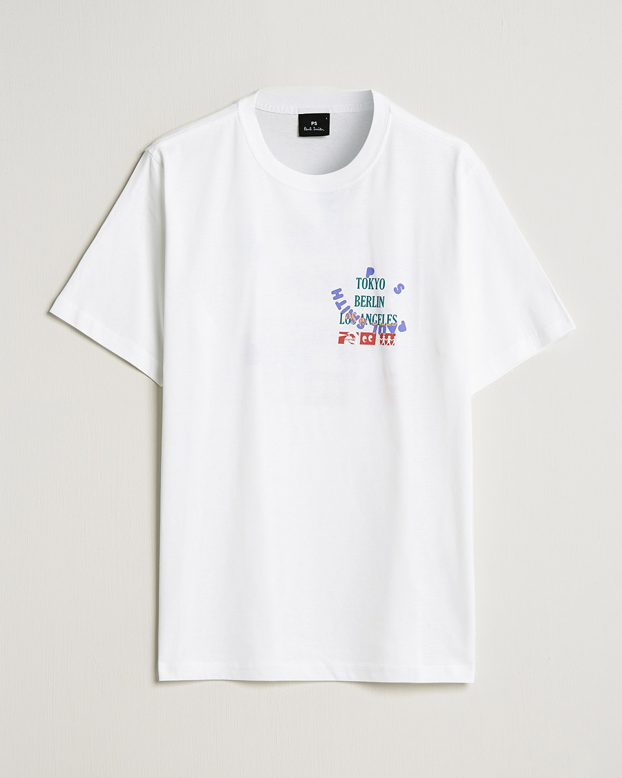 Mies | T-paidat | PS Paul Smith | Tokyo T-Shirt White