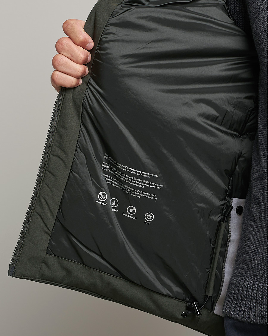 Mies | Takit | Scandinavian Edition | Nimbus Padded Hood Jacket Dark Olive