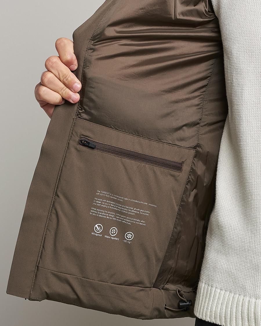 Mies | Takit | Scandinavian Edition | Torrent Hooded Puffer Jacket Major Brown