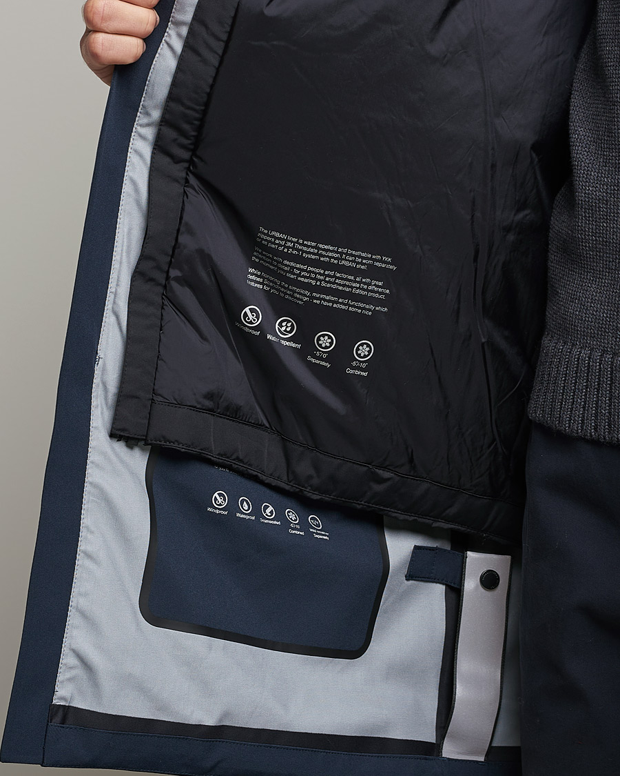 Mies | Takit | Scandinavian Edition | Urban Three in One Jacket Midnight Blue