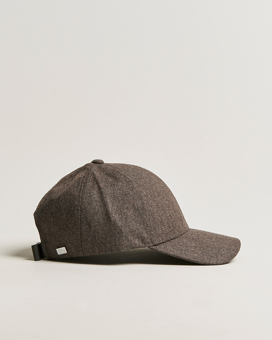 Mies |  | Varsity Headwear | Flannel Baseball Cap Taupe Brown
