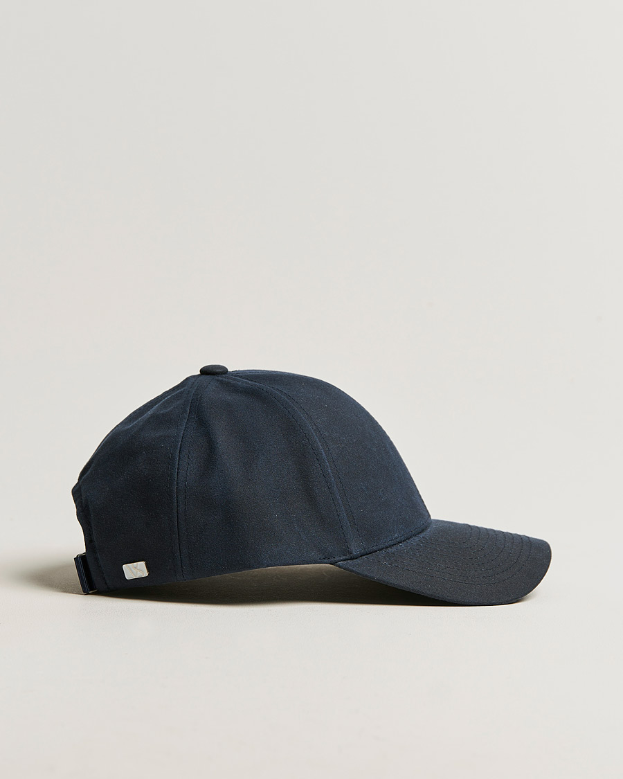 Miehet | Lippalakki | Varsity Headwear | Oilskin Baseball Cap Navy