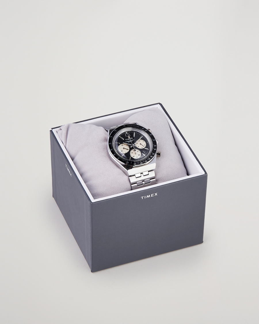 Mies | Timex Q Chronograph 40mm Black Dial | Timex | Q Chronograph 40mm Black Dial